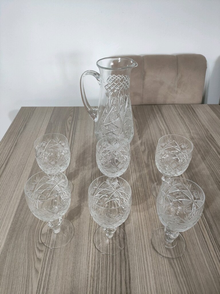kesme kristal kadeh takımı - 2