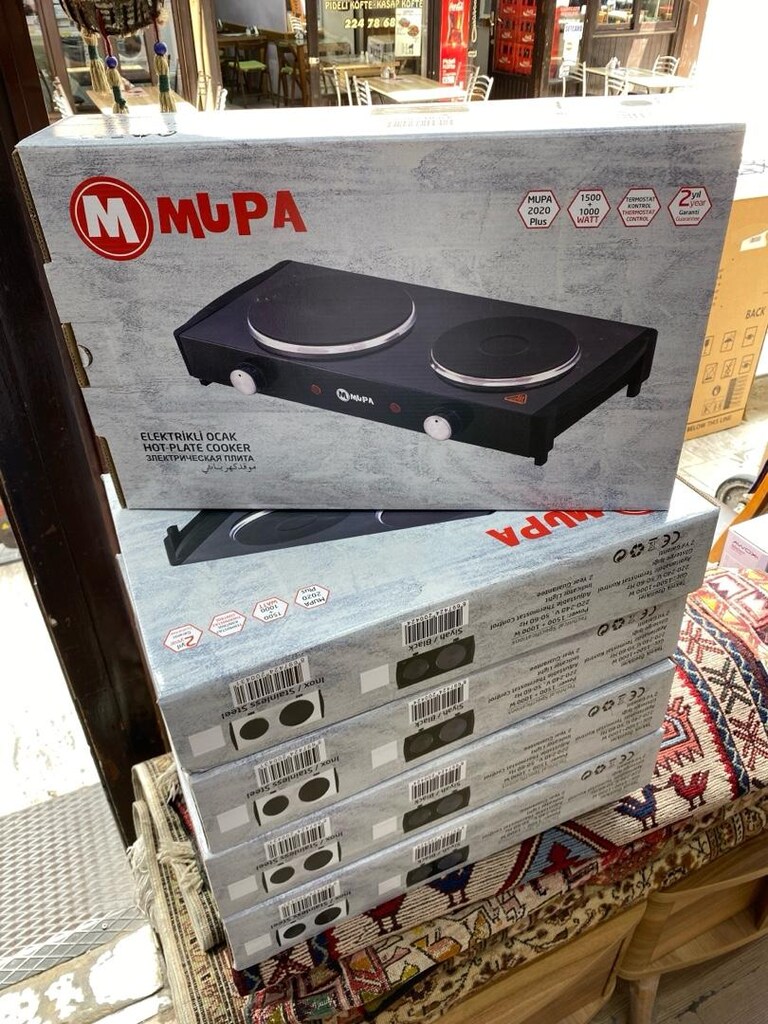 (SIFIR) 1500+1000 watt ELEKTRİKLİ OCAK