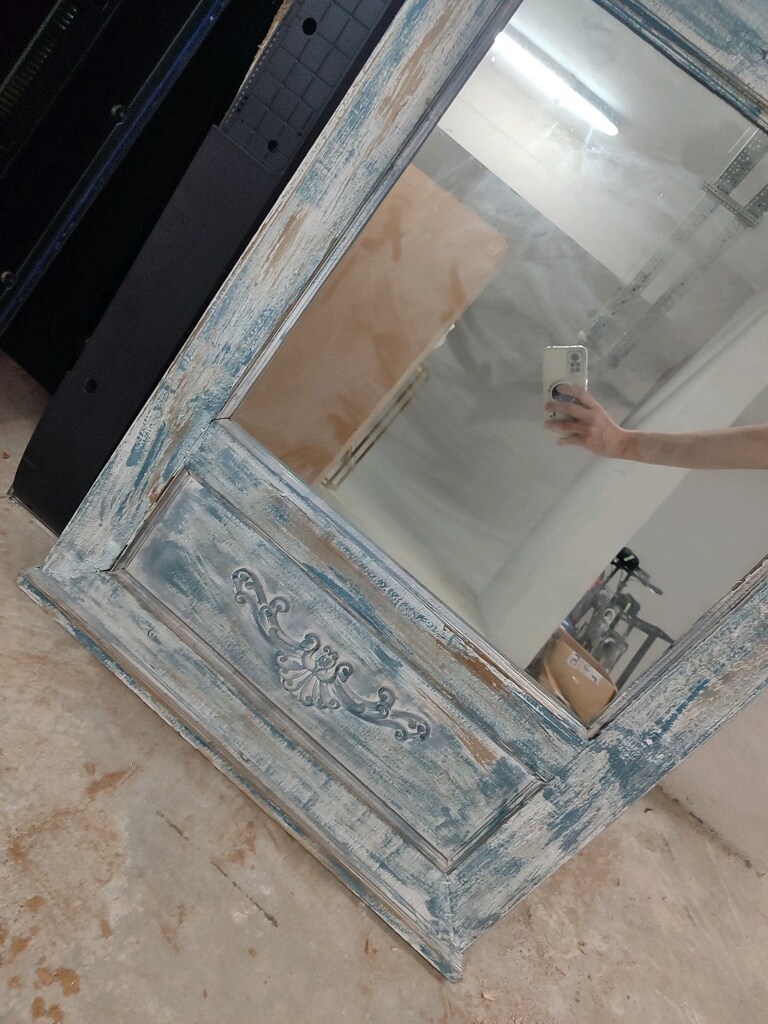 Dekoratif Vintage Retro Eskitme Antika Ayna - 2