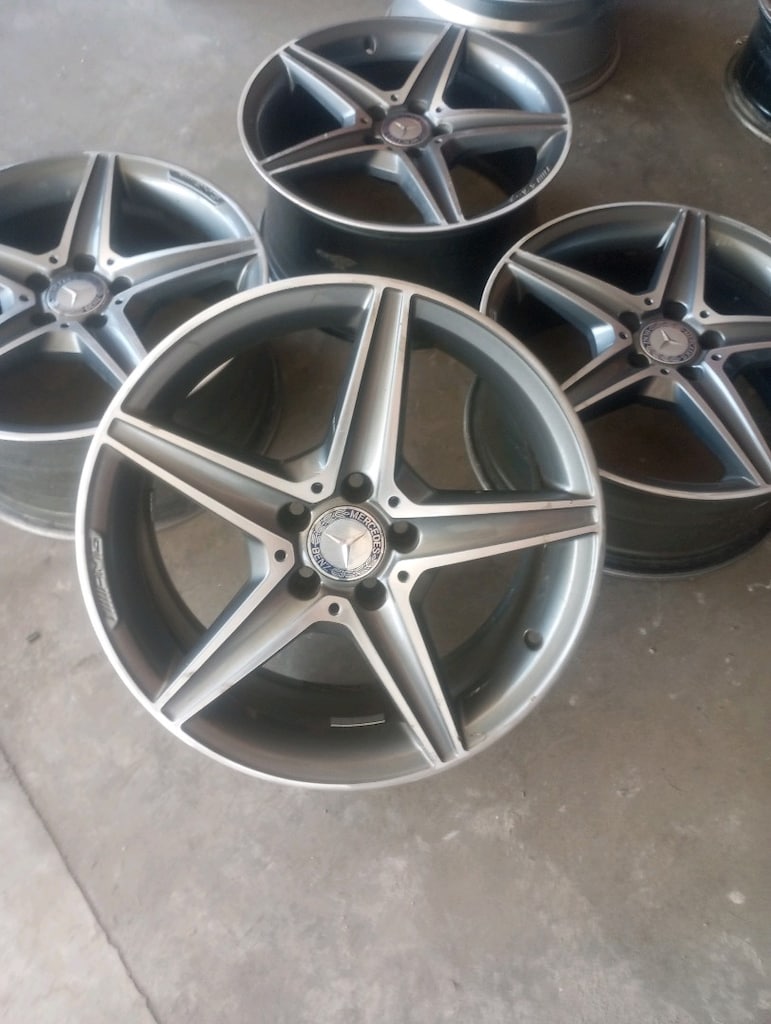 5x112/18 orjinal AMG mercedes çelik jant - 9