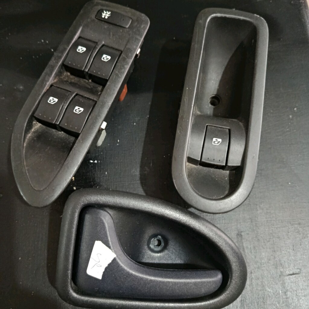 Renault dacia logan sandero dörtlü klima paneli cam düğmeleri - 2