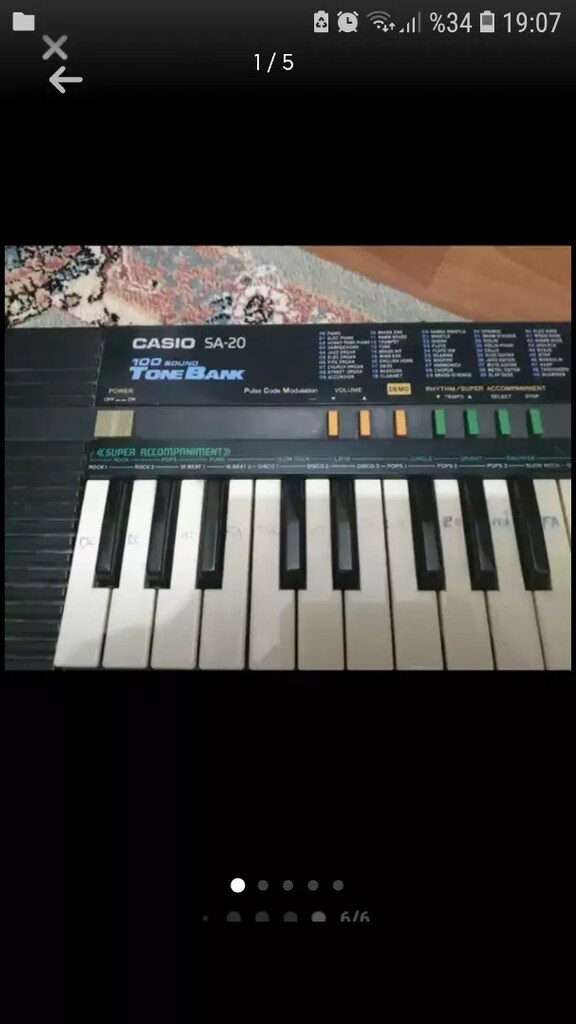 Casio org - 5
