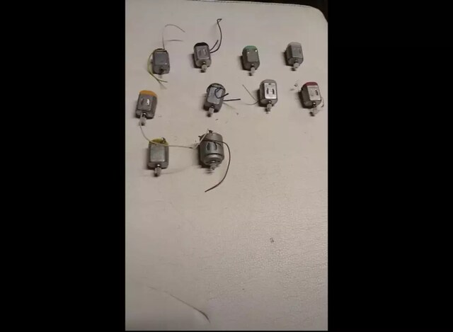 DC makine motoru 12 watt