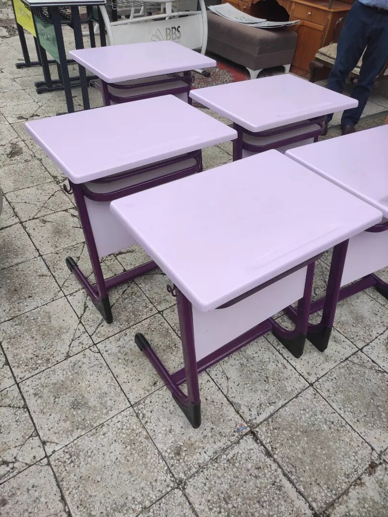 3 ad temiz kullanılmış sağlam tek kişilik öğrenci sırası verzalit - 7