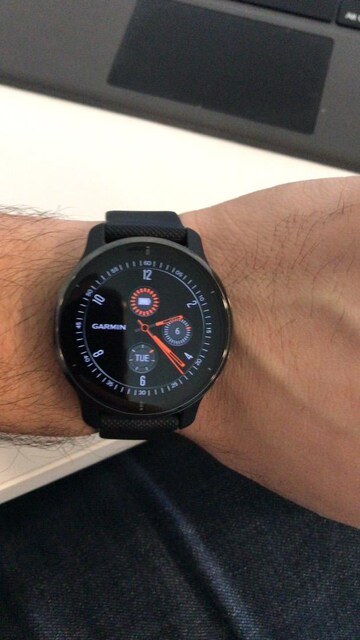 Garmin Venu 2 Plus Kahverengi Deri Kayış + Siyah kayış