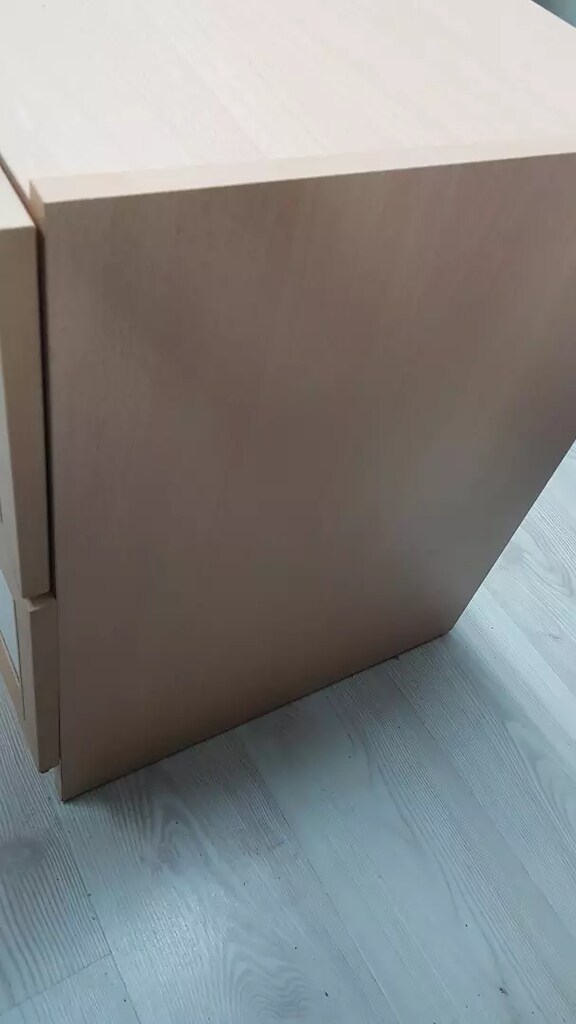 Özel imalat İki Çekmeceli komidin, krem. Enxboyxyükseklik:50x50x60cm - 11