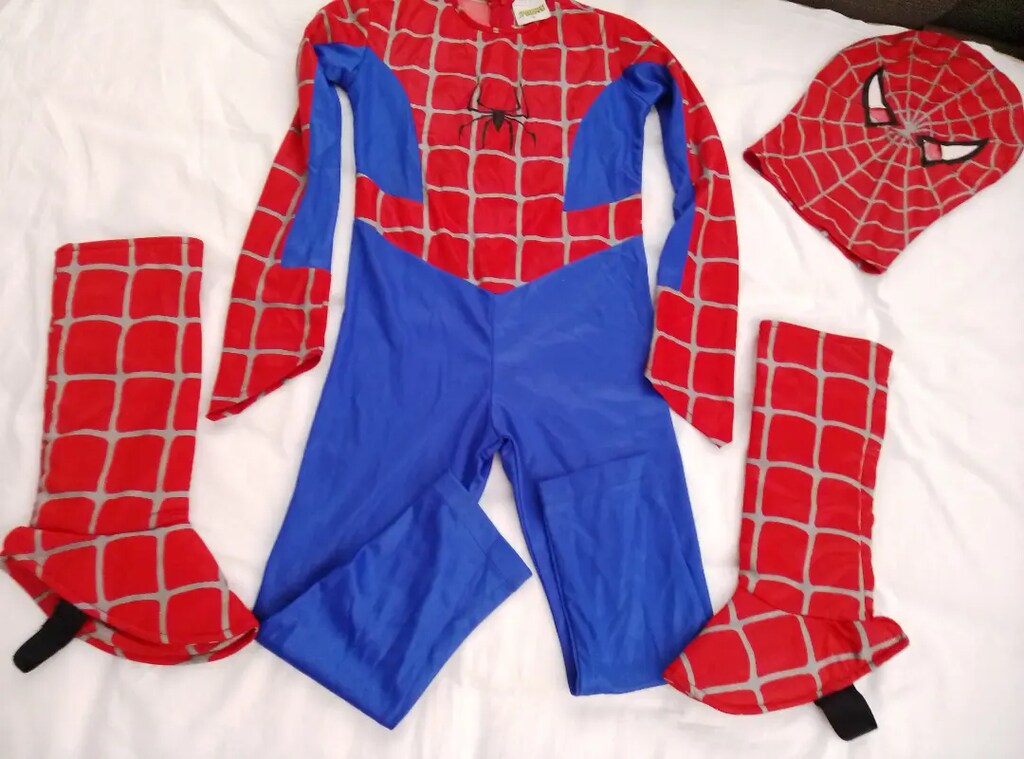 Spiderman kostüm 7/8 yaş uyumlu - 7