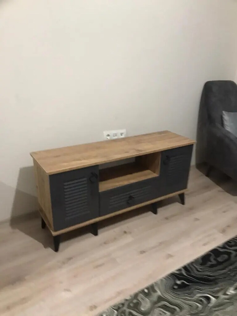 Mdf mebran kapaklı televizyon ünitesi 120 cm - 4