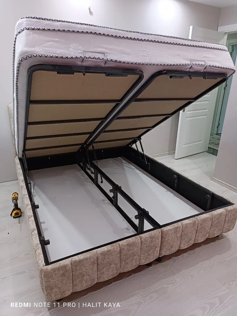 Çift kişilik baza başlık full ortopedik yatak - 2