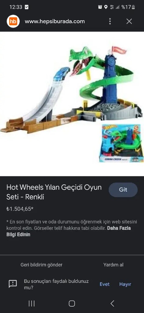 Hot whells yılan geçidi oyunu en ucuz herşeyi tam kutulu - 4