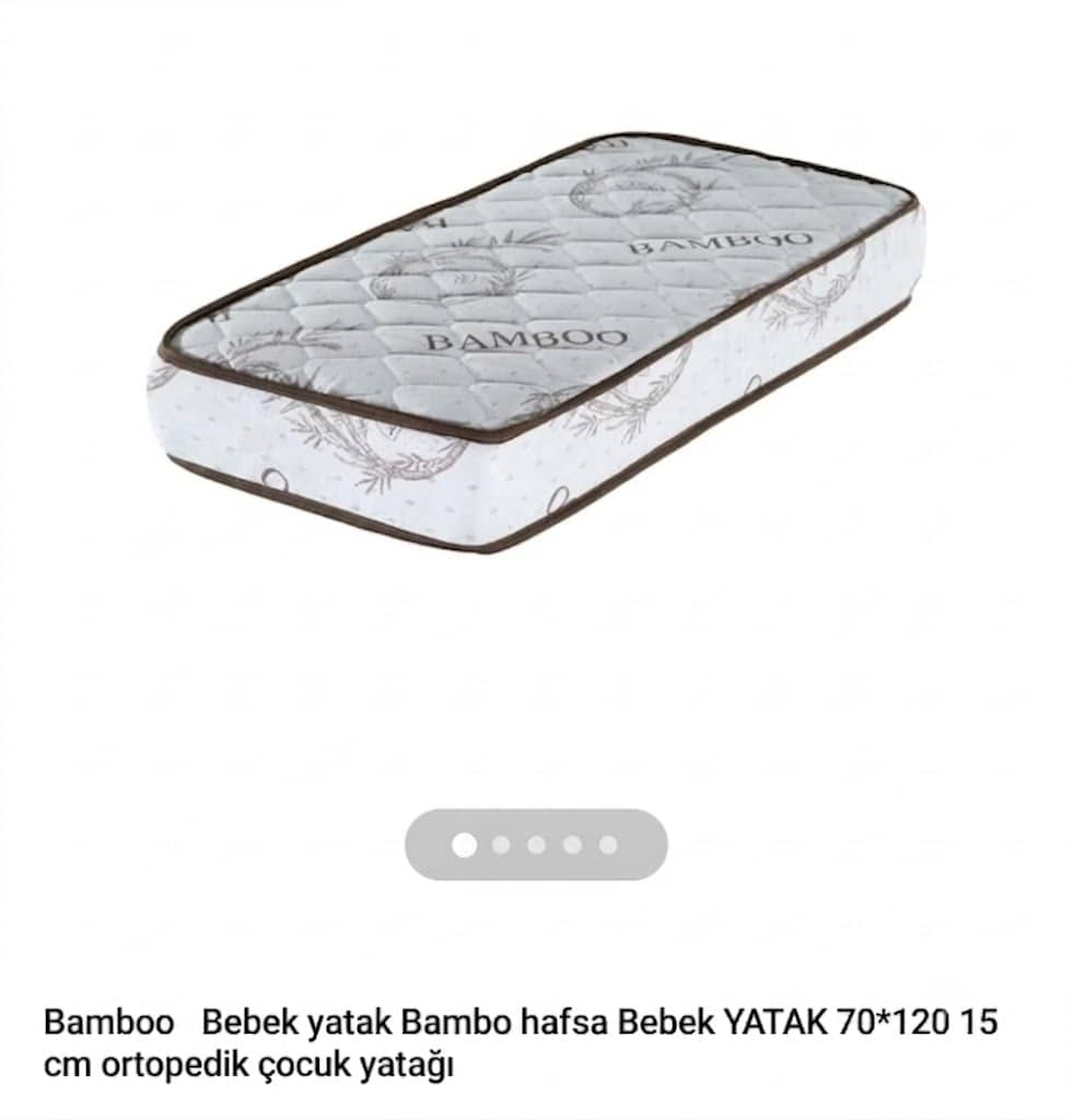 Kanz Dreamer Plus 70x120 cm ve Bamboo Ortopedik Çoçuk Yatağı - 5
