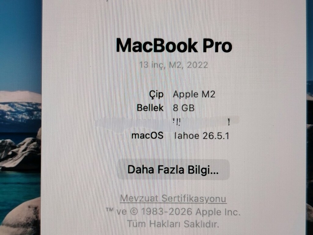 MacBook pro M2 PİL DEVRİ 130 TOUCBAR ÖZELLİĞİ VAR - 5