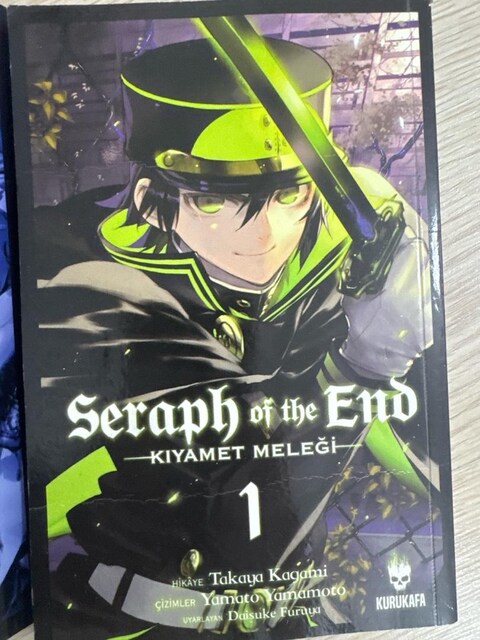 manga 25 kitap 4000 tl. anime seraph of the end kıyamet meleği