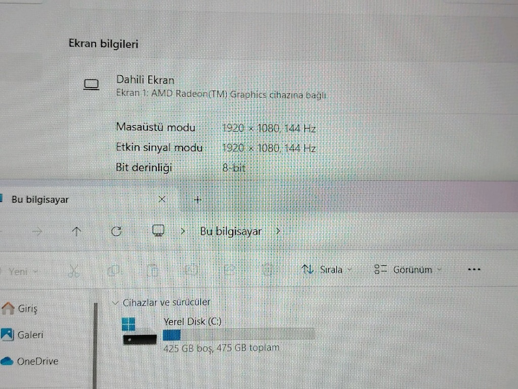 LENOVO GAMİNG RYZEN 5 5600H 8GB RAM 512GB SSD RTX 2050 4GB EKRAN KARTI - 6