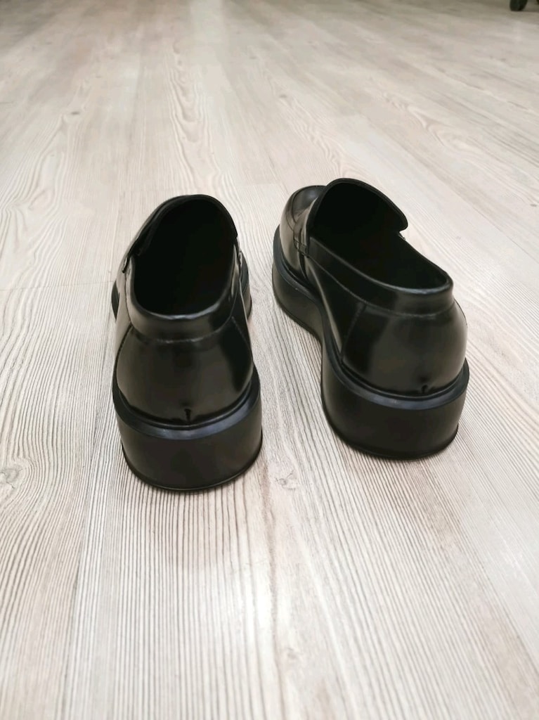 Dolce Gabbana Hakiki Deri Kalın Tabanlı Loafer Ayakkabı - 5