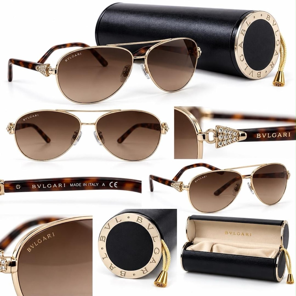 BVLGARI BV6073B 278/13 Güneş Gözlüğü – Orijinal Kutulu – Made in Italy - 2