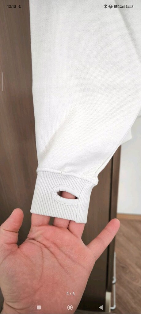 etiketli mango kapşonlu bluz unisex - 4