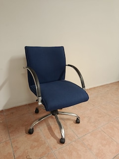 KLAS OFİS ÜSKÜDAR MAVİ KUMAŞ ÇALIŞMA SANDALYESİ - 3