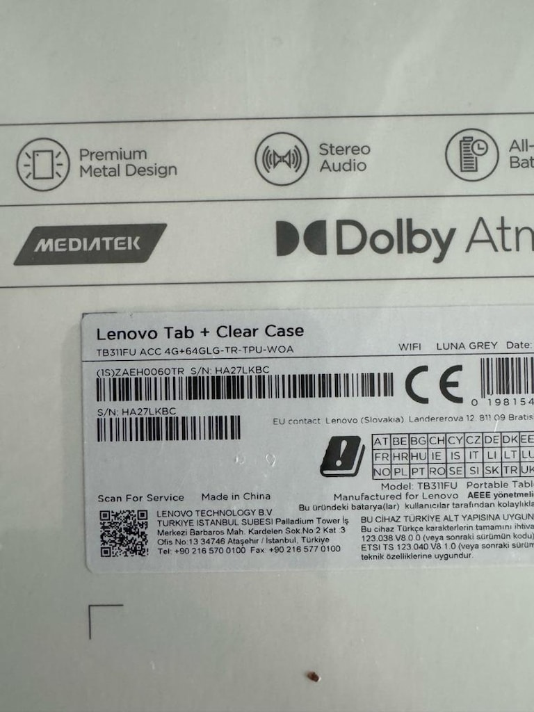 SIFIR KAPALI KUTU LENOVO TABLET - 4