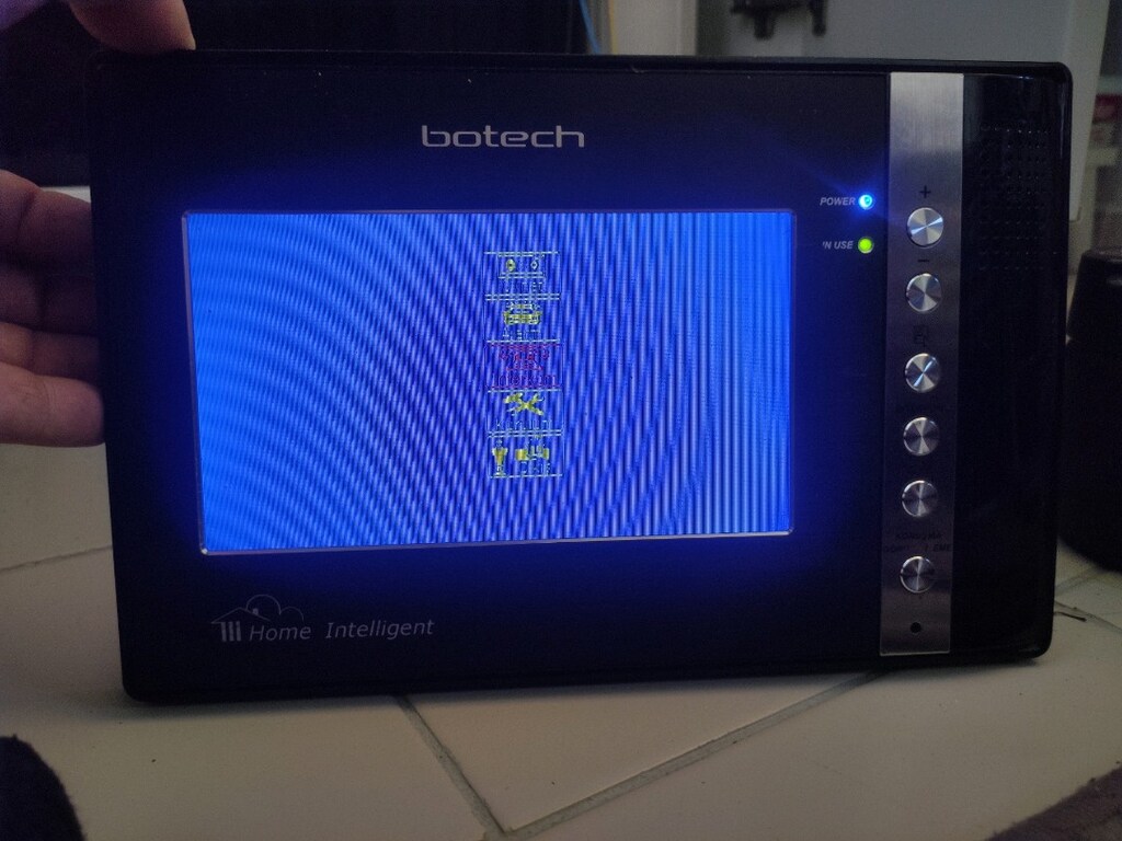 Botech AT1/C7/A4-B Akıllı Ev ve Diafon Monitörü - ÇALIŞIR DURUMDA - 2