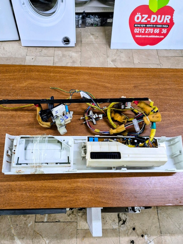 Samsung WF0600NCW Çamaşır Makinesi Ön Panel Kart Tesisat Tam Set - 5