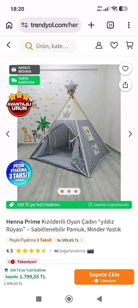 çocuk oyun çadırı - 2