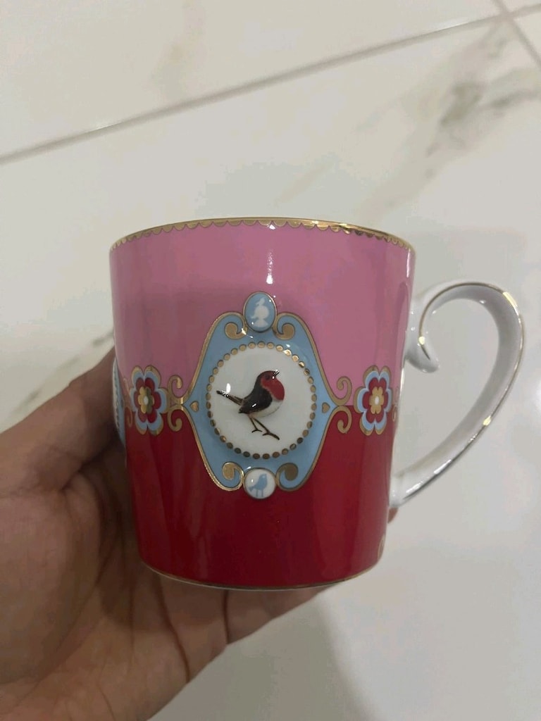 Pip Studio Love Birds Kırmızı Kupa - 2