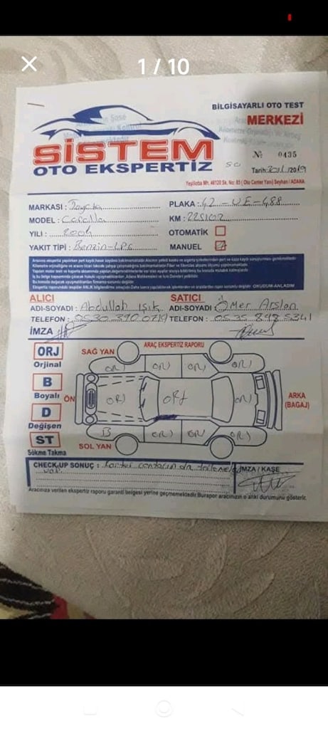 Öğretmenden Değişen ve boya yok Temiz Verso - 6