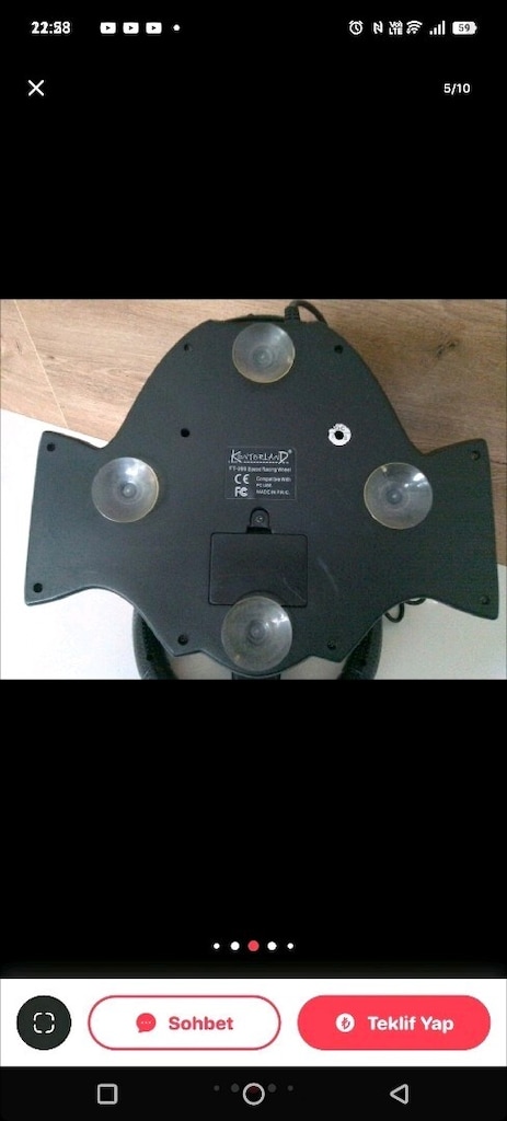 KONTORLAND FT-086 MODEL OYUN DİREKSİYON OYUN SETİ - 5