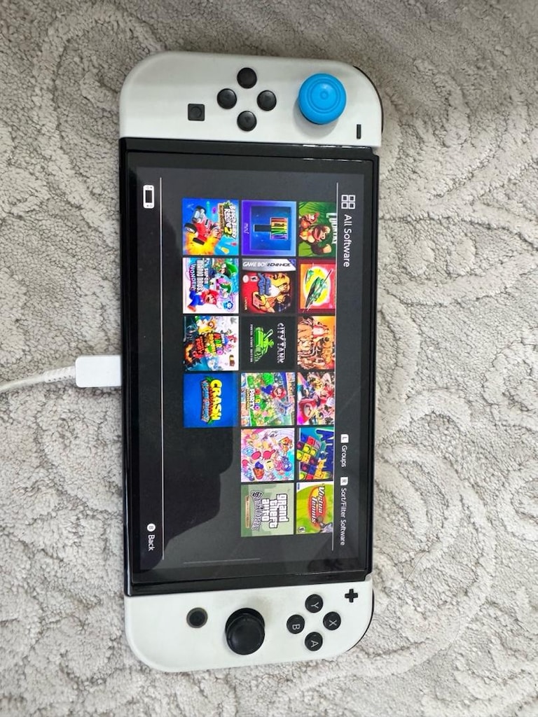 Nintendo Switch oled Çiğli ve ekstralı - 6