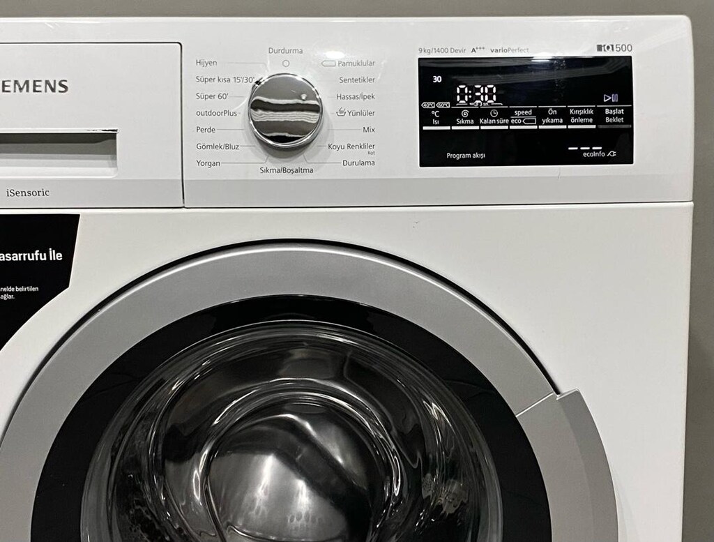 Siemens 9 Kg 1400 Devirli İnverter A+++ Yeni Nesil Çamaşır Makinesi - 4
