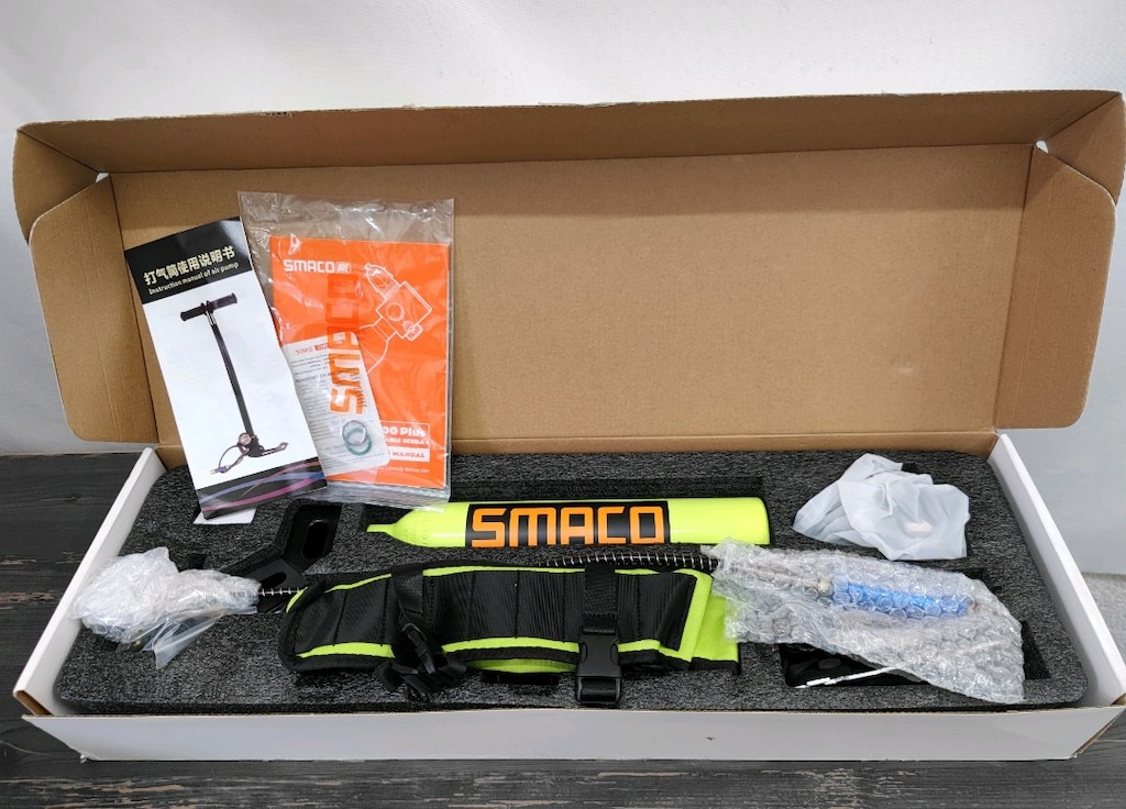 Smaco S300Plus 0.5L Mini Dalış Tüpü - 8