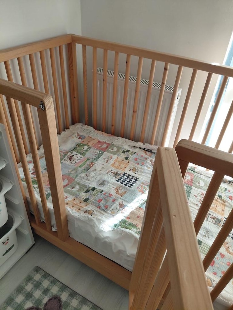 Montessori Bebek Karyolası Beşiği Bebek Yatağı - 5