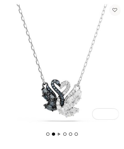 Swarovski Kuğu Kolye