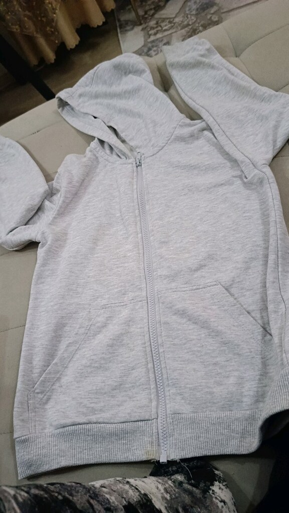 LC WAIKIKI Gri Kapüşonlu Unisex Uzun Kollu Fermuarlı Penye Sweatshirt - 5