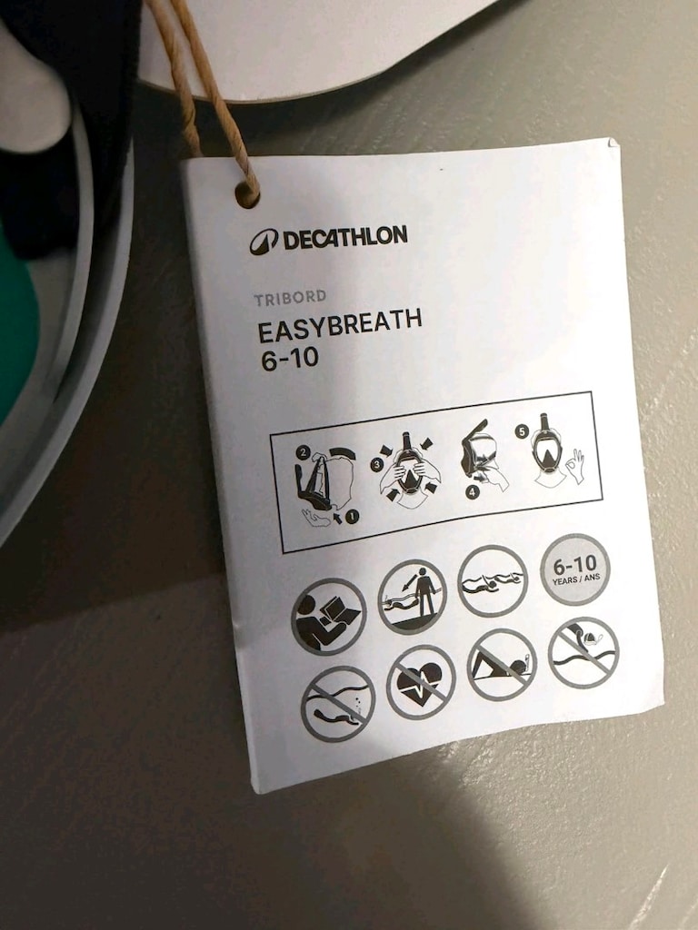 Decathlon EasyBreath Dalış Maskesi - 3