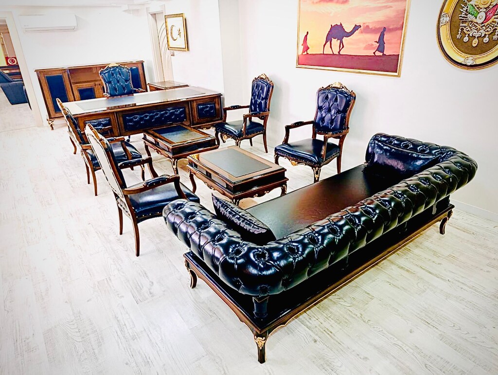 GAZİANTEP NET OFİS MOBİLYA OTTO MAKAM TAKIMI LUXRY FULL SET !!! - 4
