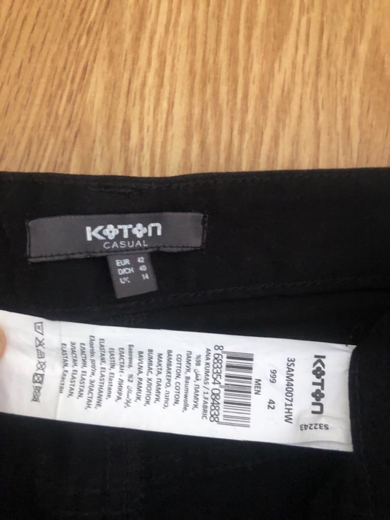 koton siyah erkek okul pantolonu - 15