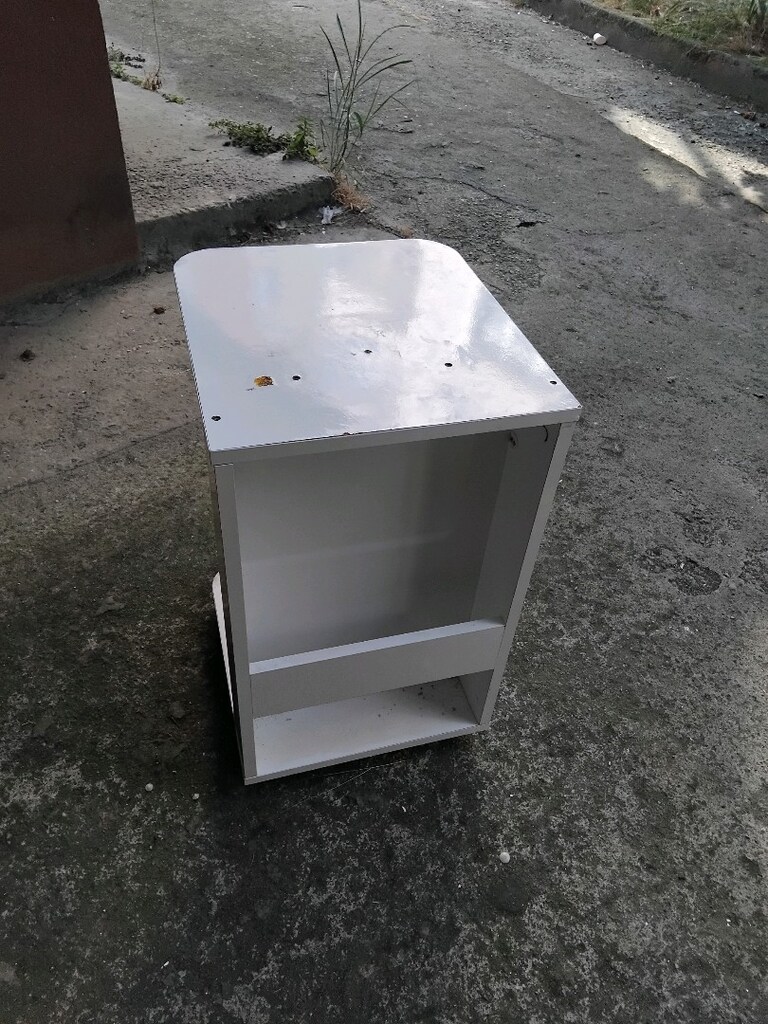 Tekerli çok yönlü kullanılacak mini masa temiz beyaz al kullan - 3