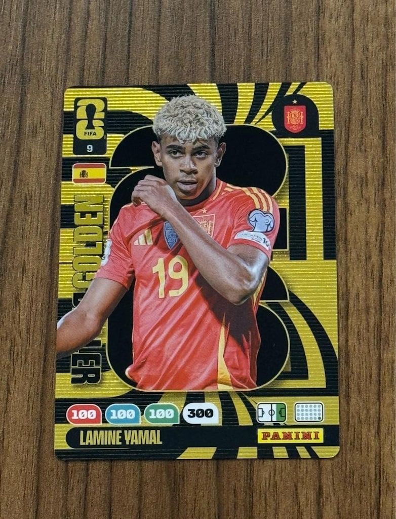 Panini Lamine Yamal Golden Baller Card - Kart - 3