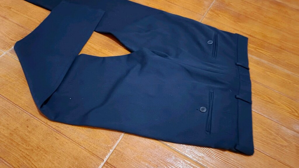 Erkek likralı koyu lacivert pantolon. - 11