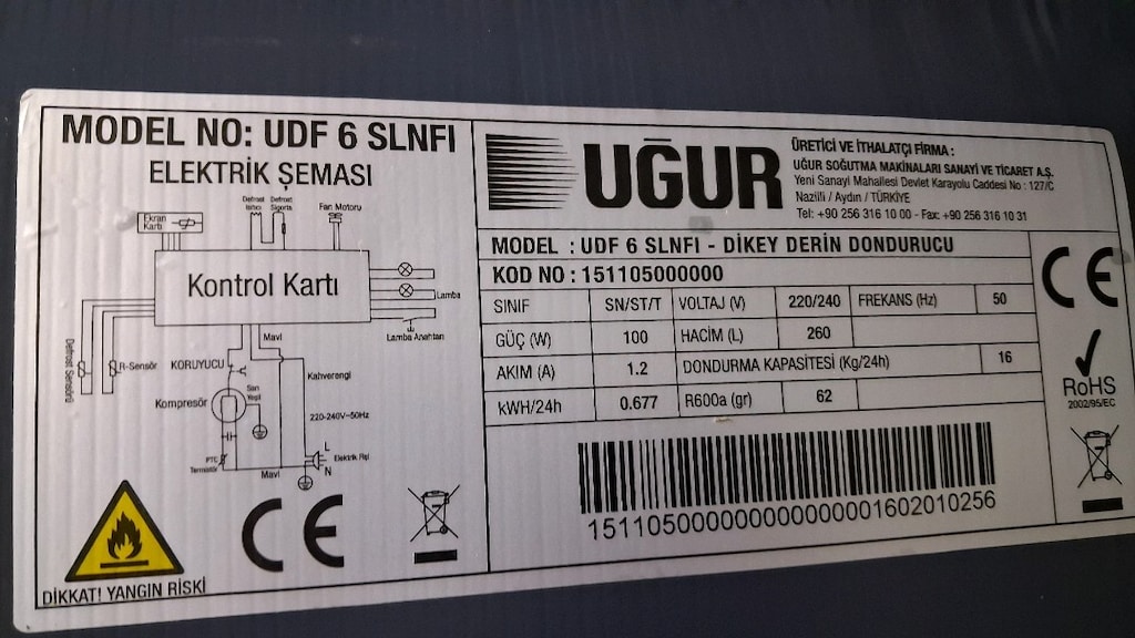 UĞUR DİKEY DONDURUCU - 9