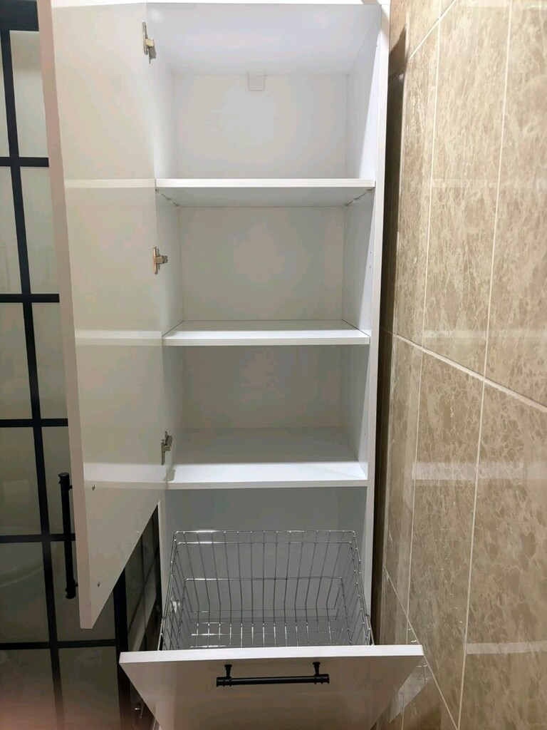 banyo ve kirli sepet dolabı - 3