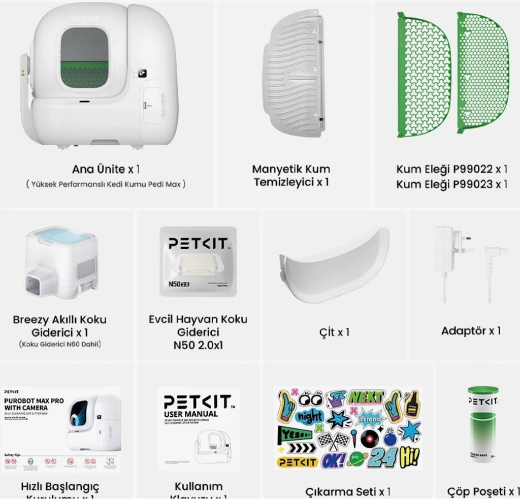Petkit Purobot Max Pro Akıllı Tam Otomatik Kedi Tuvaleti - 11