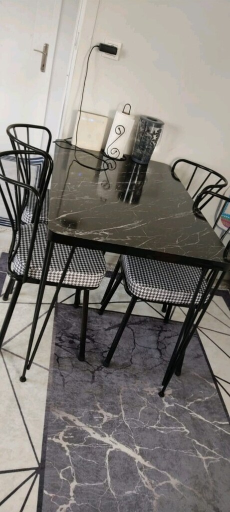 sıfır ürün 4 kişilik masa sandalye kapıda ödeme ücretsiz kargo - 2