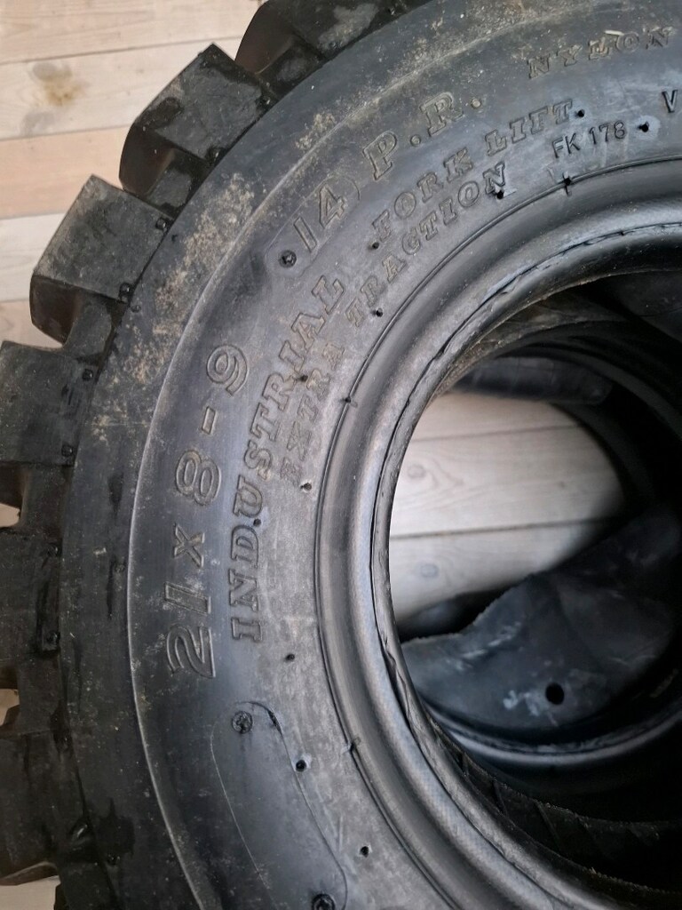 21x8-9 dunlop havalı forklift lastiği 2 adet - 2