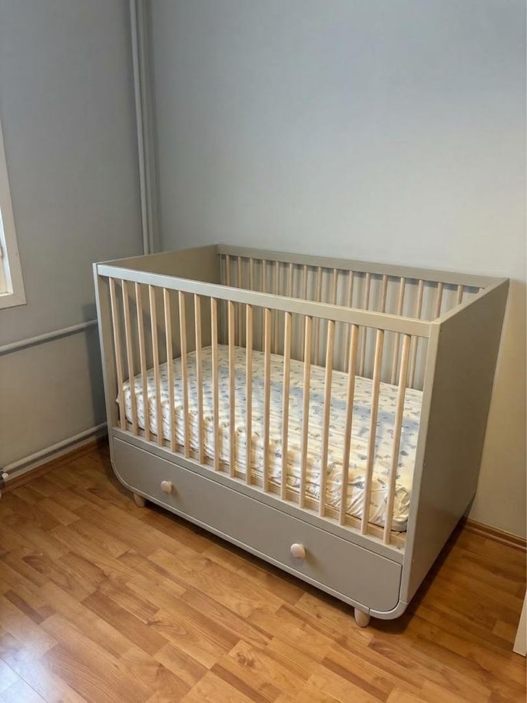 Sıfır Ayarında IKEA MYLLRAbeşik+ İşbir Yatak + koruyucu - 5
