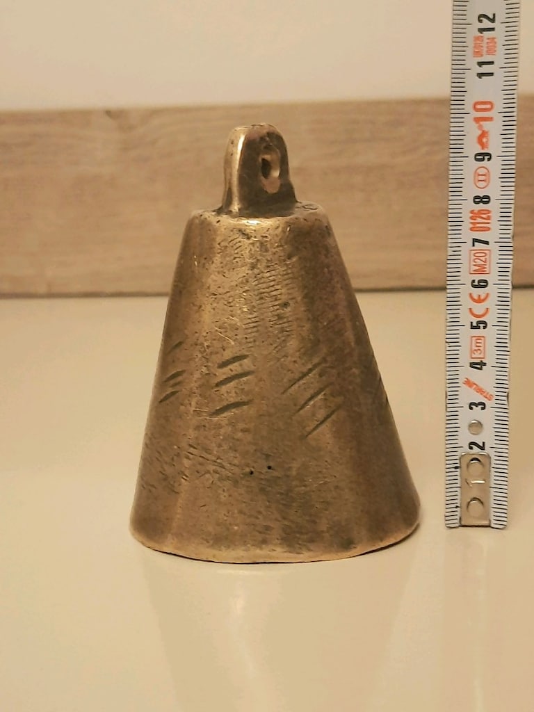 Antika Eski Pirinç Büyük Boy Zil Çan - 2