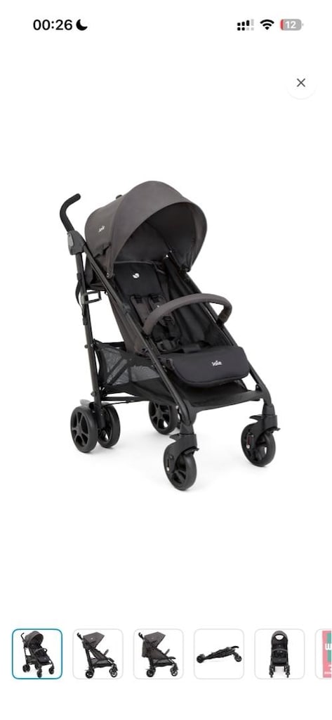 Joie Brisk LX Tek Tuşla Kolay Katlanan Baston Bebek Arabası - 2