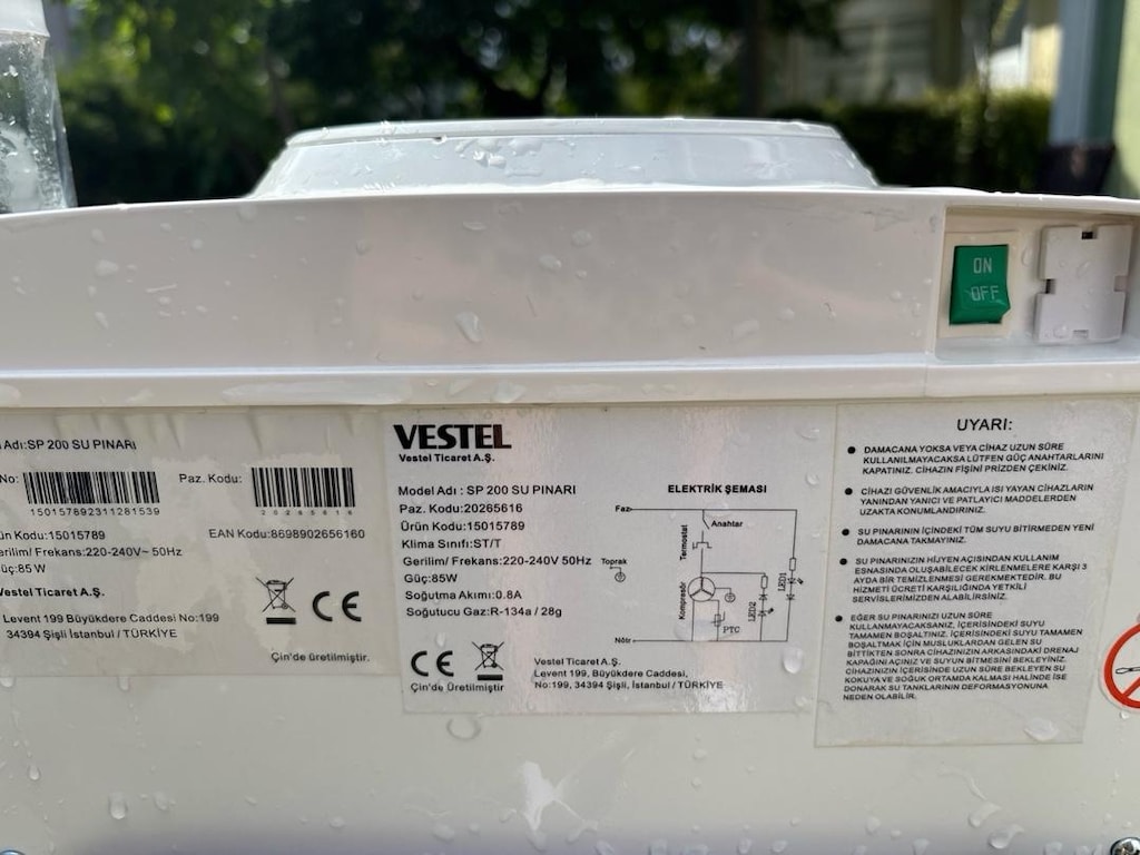vestel sp200 su sebili - 3
